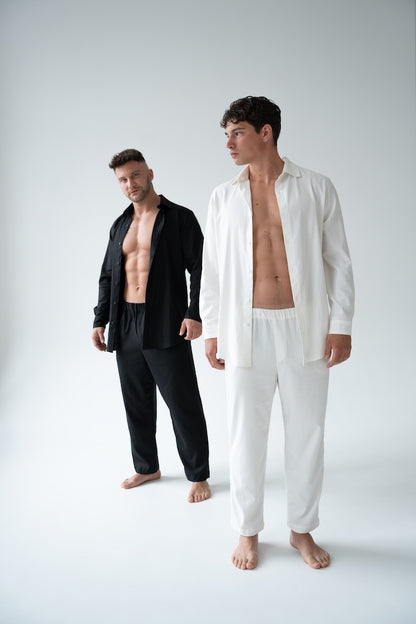 BIAŁA KOSZULA MĘSKA | RYDELiNE MEN