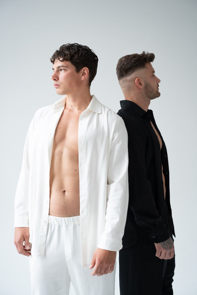 BIAŁA KOSZULA MĘSKA | RYDELiNE MEN