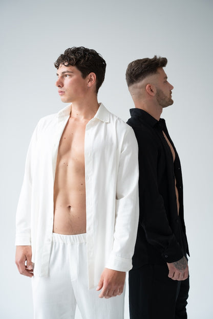 BIAŁA KOSZULA MĘSKA | RYDELiNE MEN